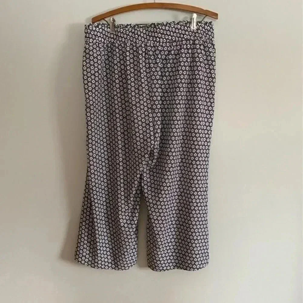 Michael Kors Floral Wide Leg Dress Pants